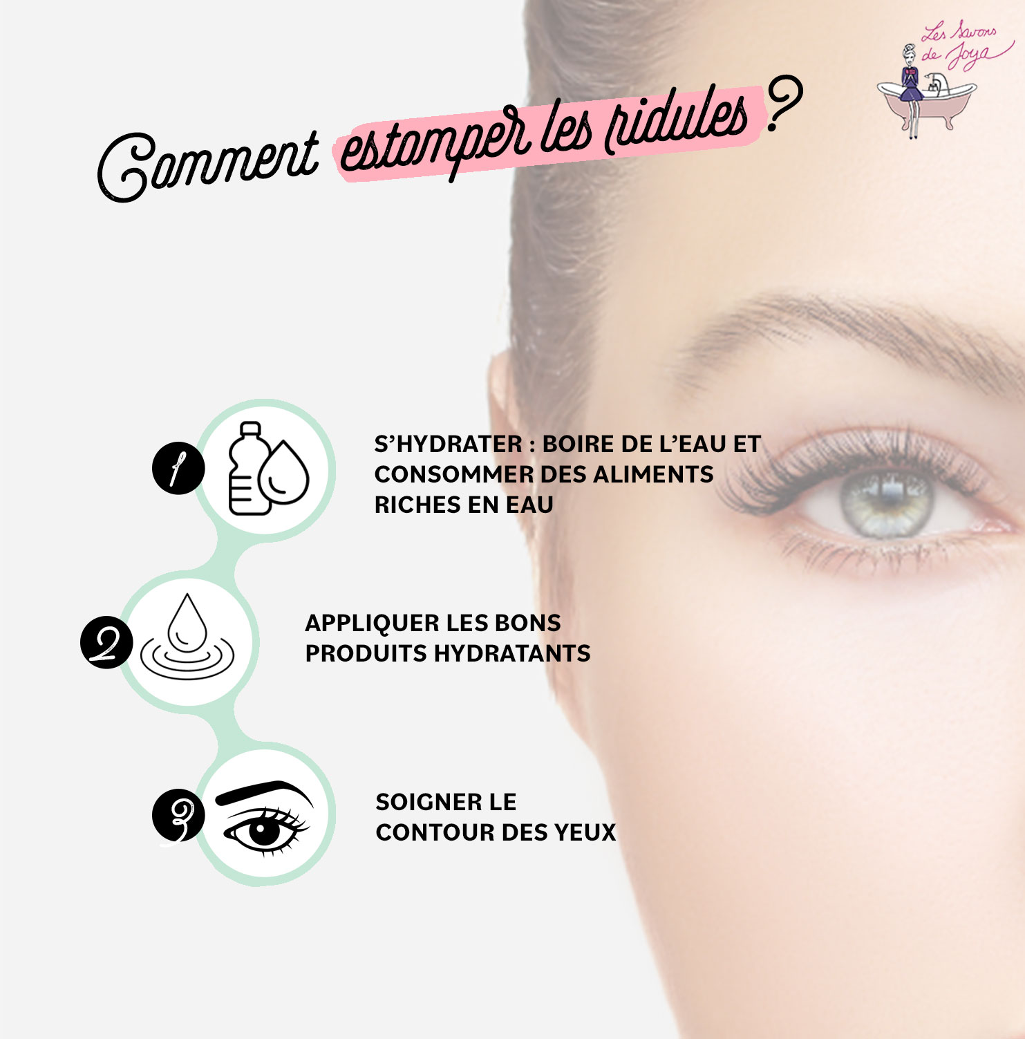 Comment estomper les ridules Les Savons de Joya