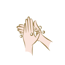 <p>Lavez-vous une nouvelle fois les mains après l'installation.</p>