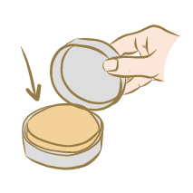<p>Posez votre après-shampoing sur un porte-savon dans un endroit frais et sec pour qu’il ne fonde pas.</p>