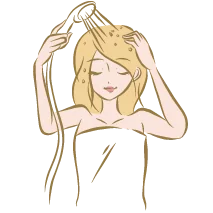 Rincer ensuite abondamment ses cheveux
