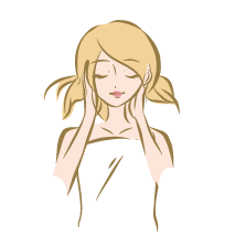 <p>Soulever les cheveux afin d’atteindre le cuir chevelu</p>