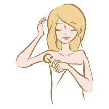 Ou bien, appliquez votre soin après la douche, quand votre peau est encore humide
