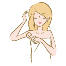 <p>Pour les recharge seule : de le mouiller légèrement et de le passer sous des aisselles propres et humides et en effectuant des mouvements de haut en bas et de droite à gauche afin d'en couvrir toute la surface. </p>
