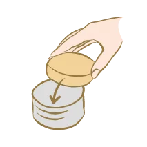 Si le déodorant ne dispose pas d’un stick applicateur, vous avez également la possibilité de le remplacer directement par la boîte transparente du produit.