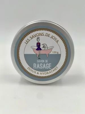 Savon de rasage dans sa boîte 