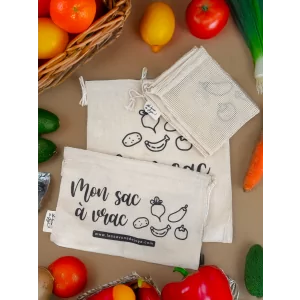 3 Pochons à fruits et légumes
